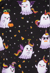 Geister Halloween Damen Kasack Motiv Zoom